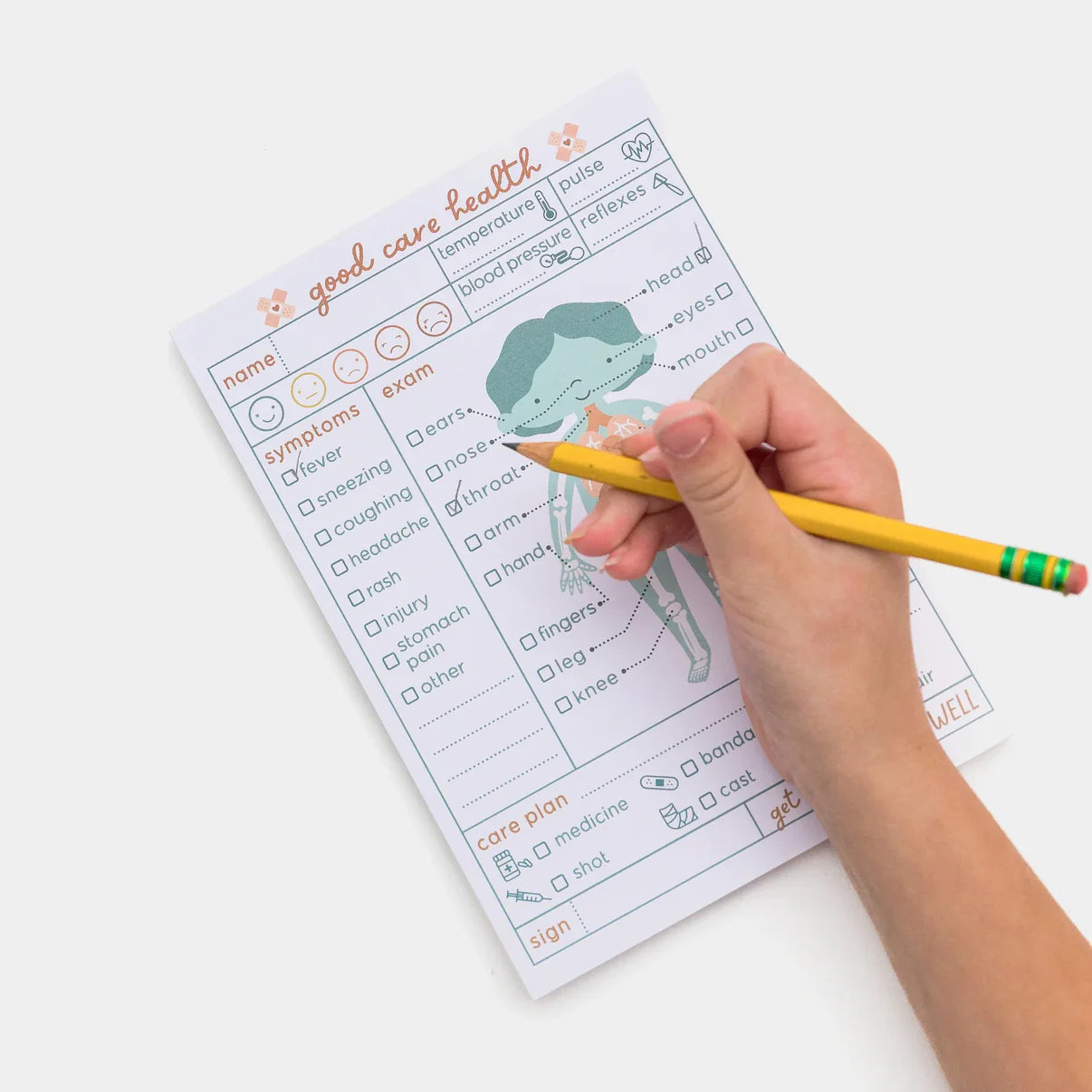 Doctors Visit Pretend Play Notepad - Oh, Little Wren