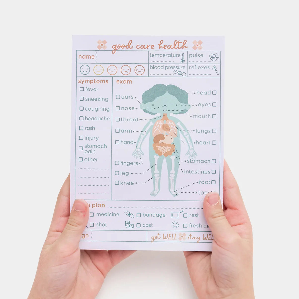 Doctors Visit Pretend Play Notepad - Oh, Little Wren