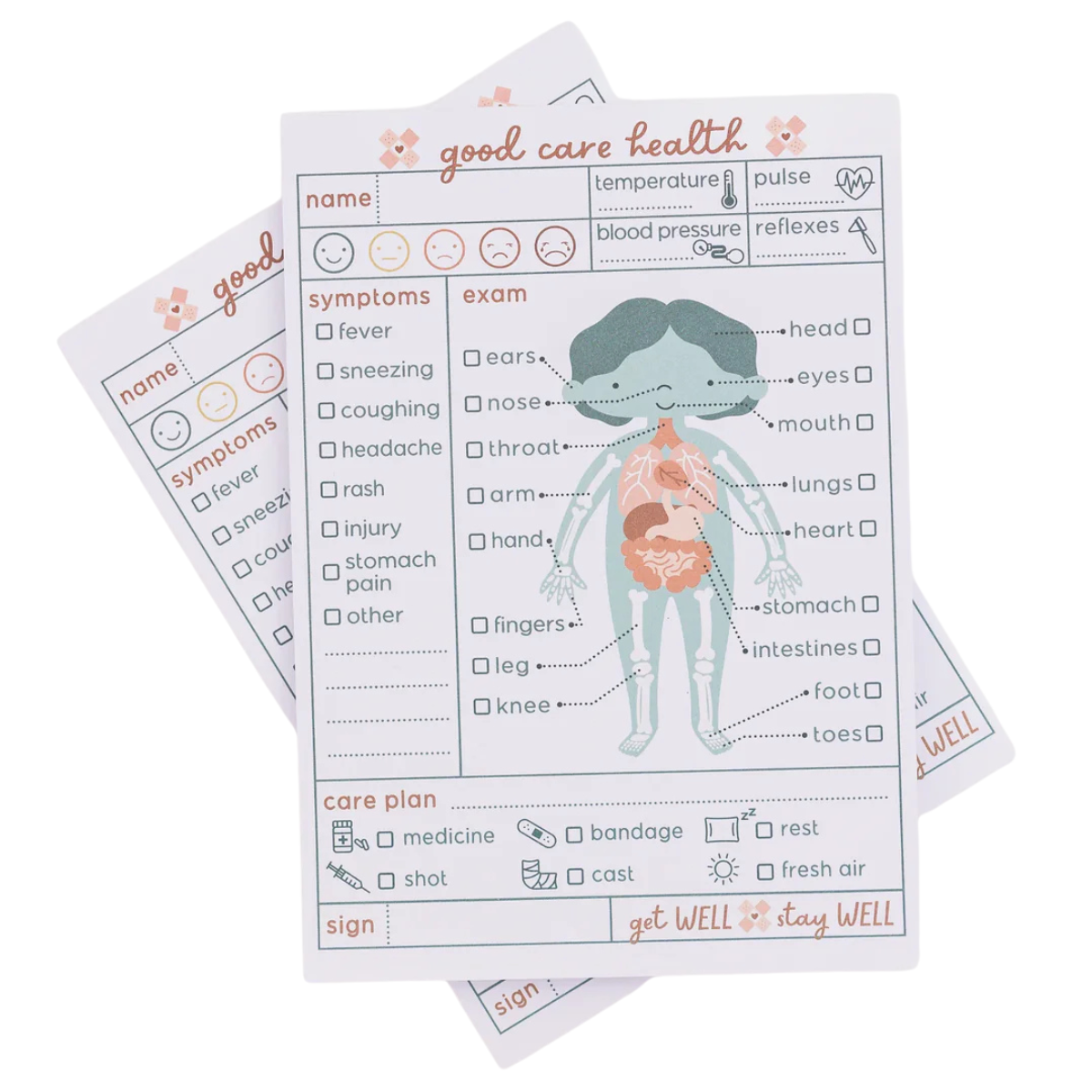Doctors Visit Pretend Play Notepad - Oh, Little Wren