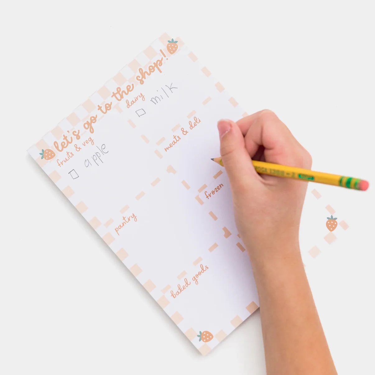 Grocery List Pretend Play Notepad - Oh, Little Wren