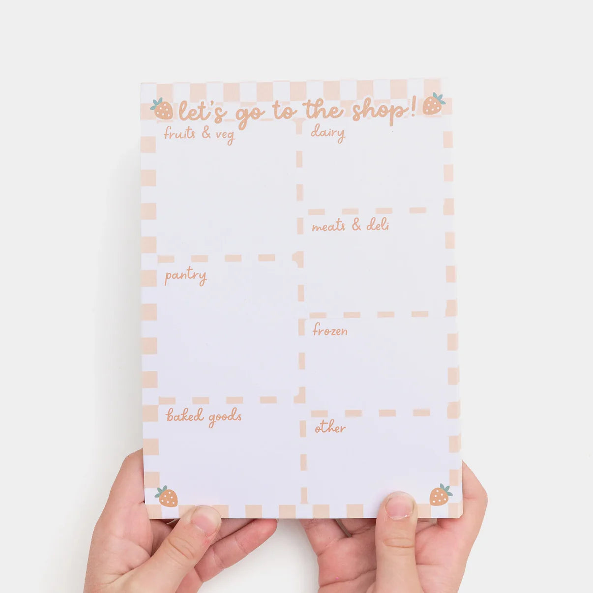 Grocery List Pretend Play Notepad - Oh, Little Wren
