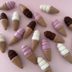 Chocolate Felt Ice-Cream Cone - Playtisserie