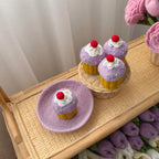 Purple Sprinkle Felt Cupcake - Playtisserie