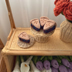 Blueberry Felt Pie Slice - Playtisserie