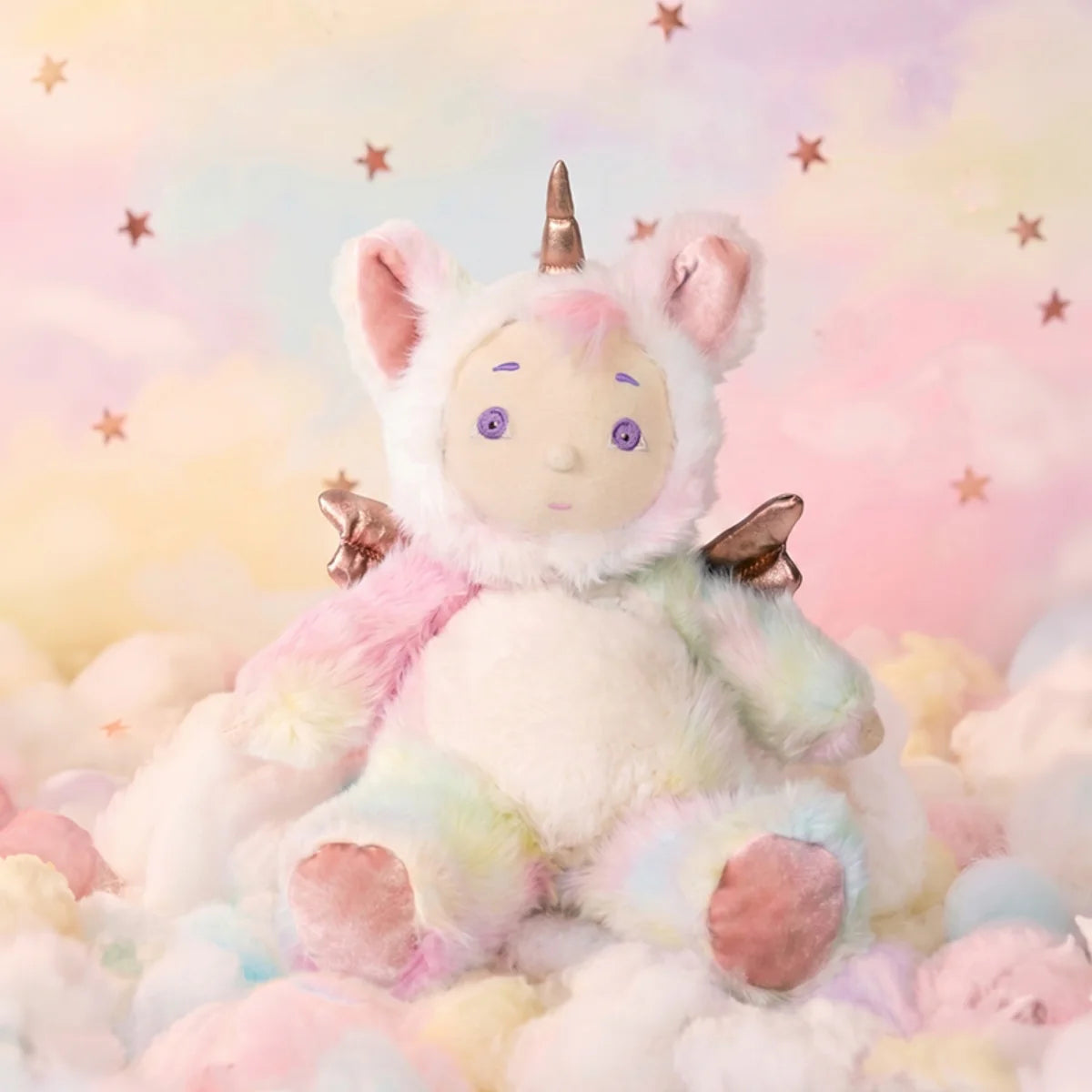 Unicorn Sunbeam Cozy Day Dinkum Doll - Olli Ella