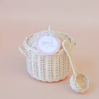Rattan Pot & Ladle Set - Playtisserie