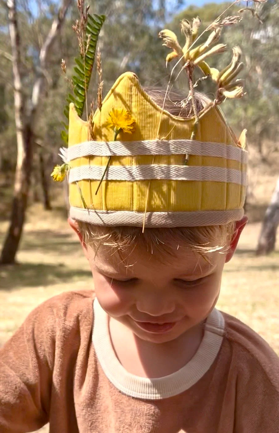 Yellow Treasure Collecting Adventure Crown - Little Playfolk