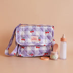 Lilac Cherry Tiny Nurturer Doll Nappy Bag Set - Tiny Harlow