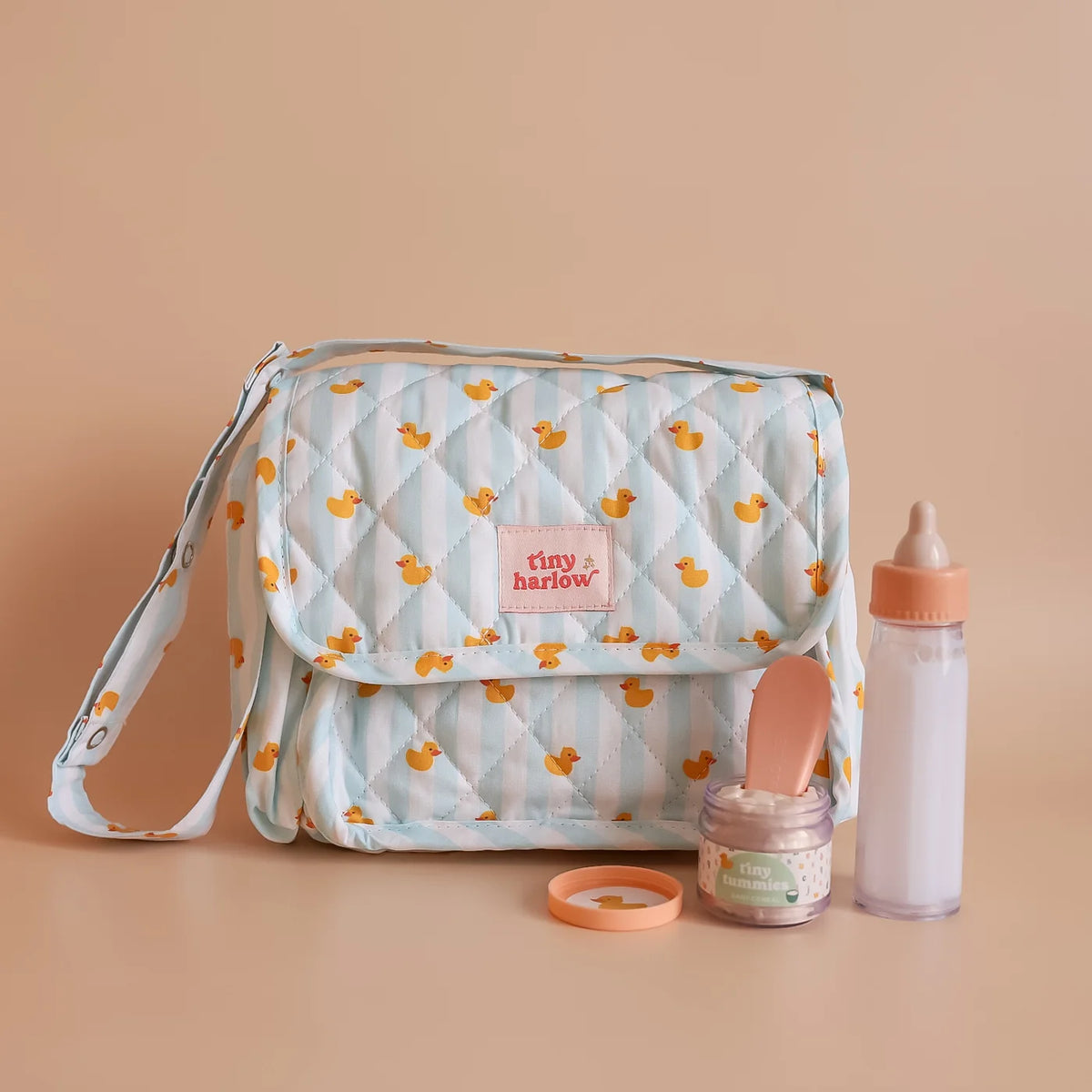Blue Ducky Tiny Nurturer Doll Nappy Bag Set - Tiny Harlow