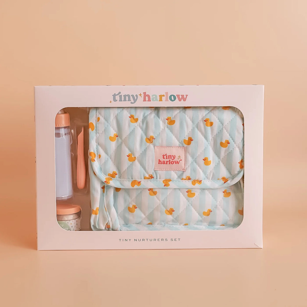 Blue Ducky Tiny Nurturer Doll Nappy Bag Set - Tiny Harlow
