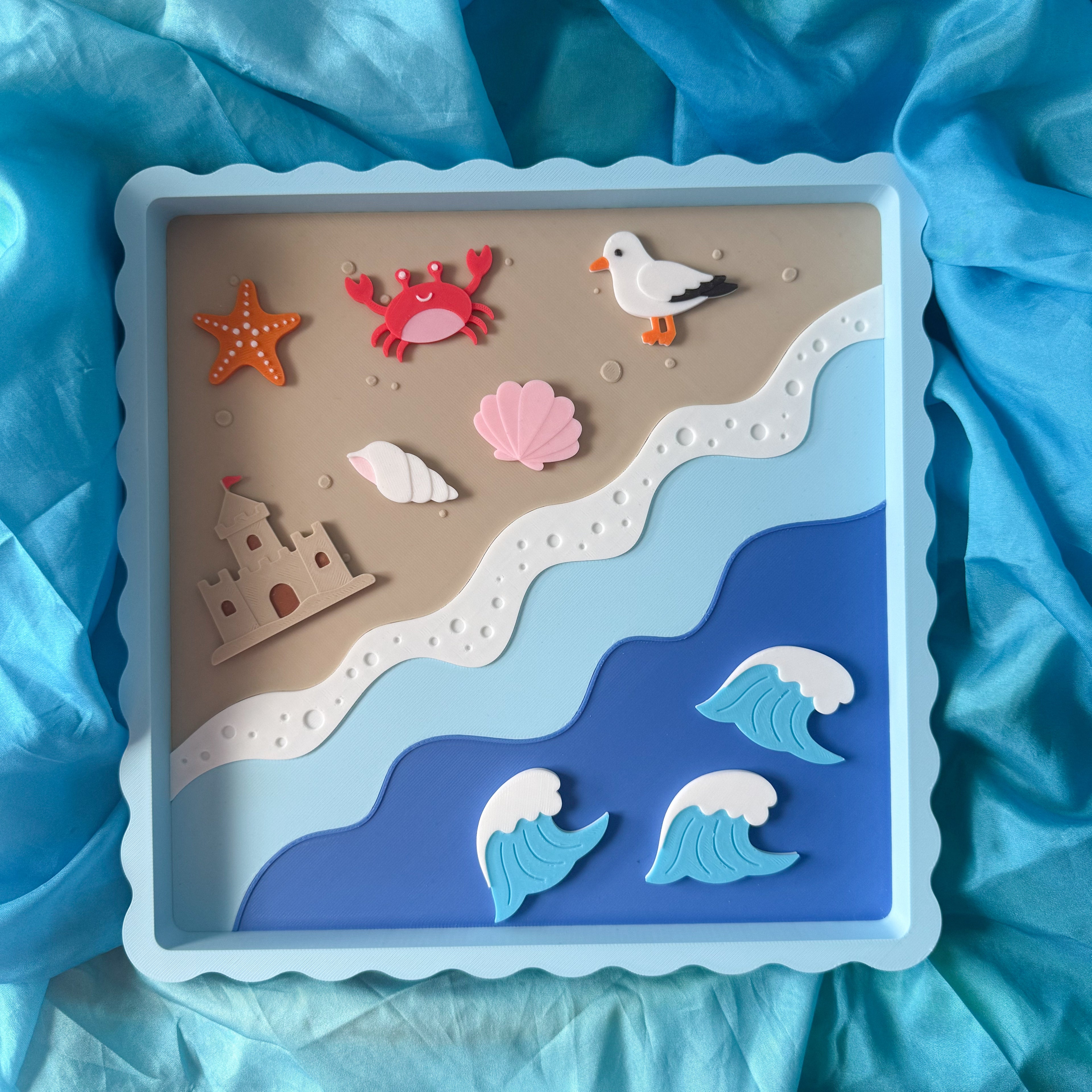 Seashell Shores Play Tray - Honey Hollow