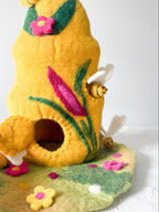 Honeybee Fairy Home & Bees – Himalayan Felt Co