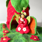 Strawberry Fairy Mother & Baby – Himalayan Felt Co