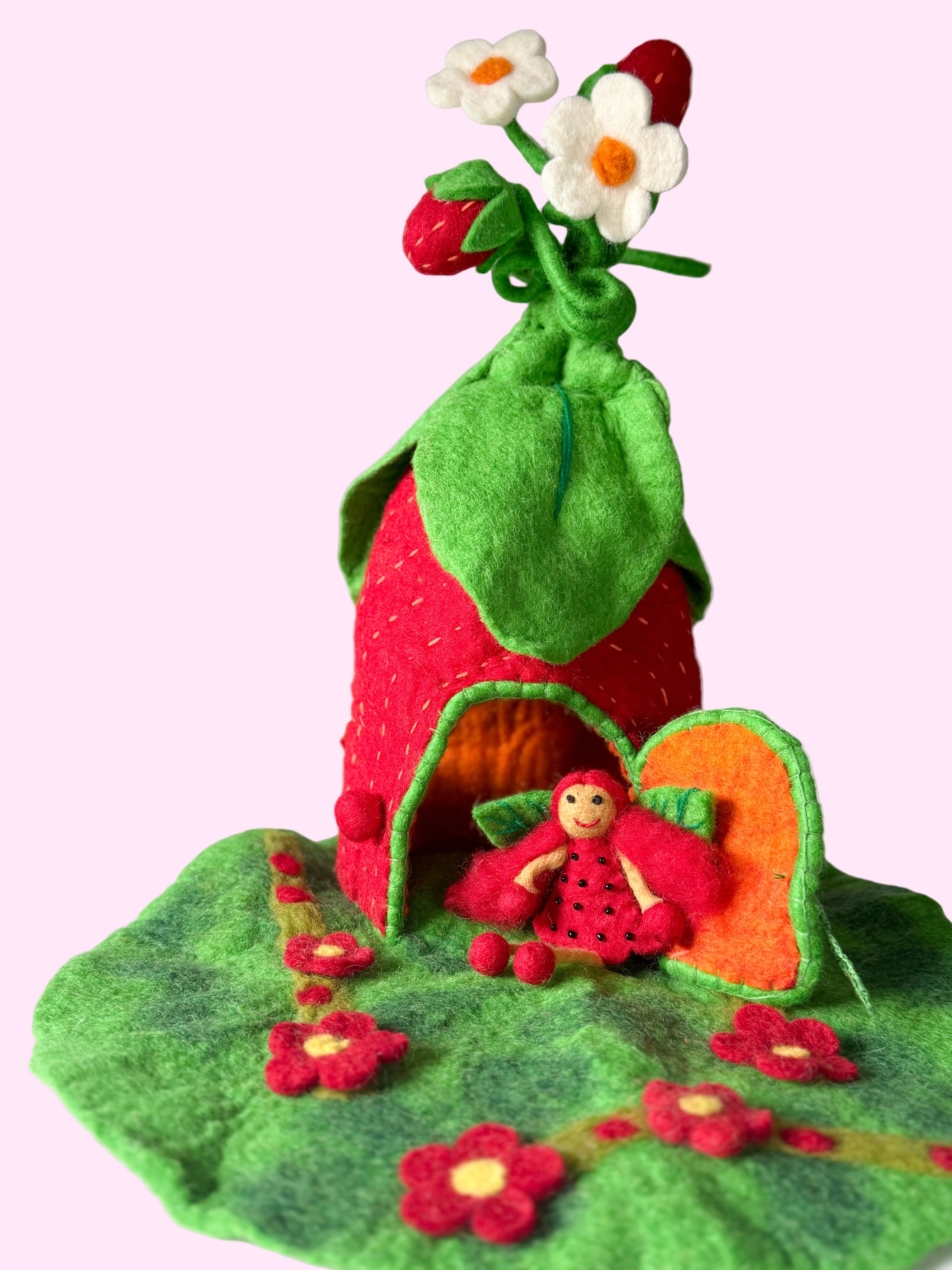 Miss Strawberry Fairy – Himalayan Felt Co