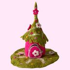 Pink Wonder Felt Fairy House – Himalayan Felt Co