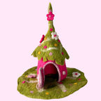 Pink Wonder Felt Fairy House – Himalayan Felt Co