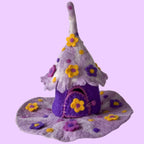 Purple Wonder Felt Fairy House – Himalayan Felt Co