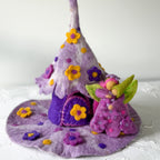 Purple Wonder Felt Fairy House – Himalayan Felt Co