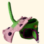 Pink Buttercup Felt Fairy House – Himalayan Felt Co