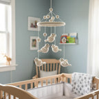Seal Felt Baby Cot Mobile - Ganapati