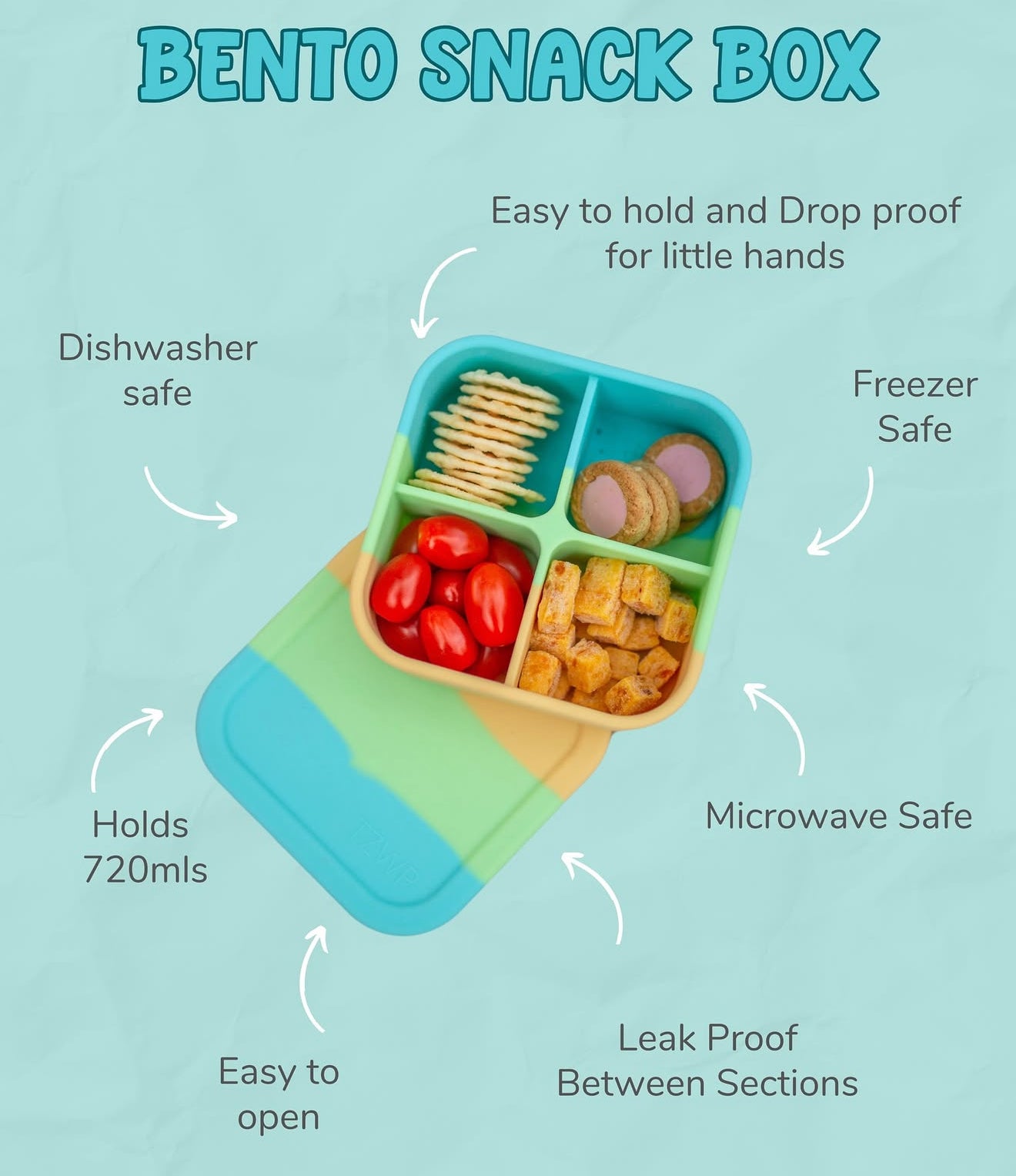 The Bento Snack | Silicone Snackbox