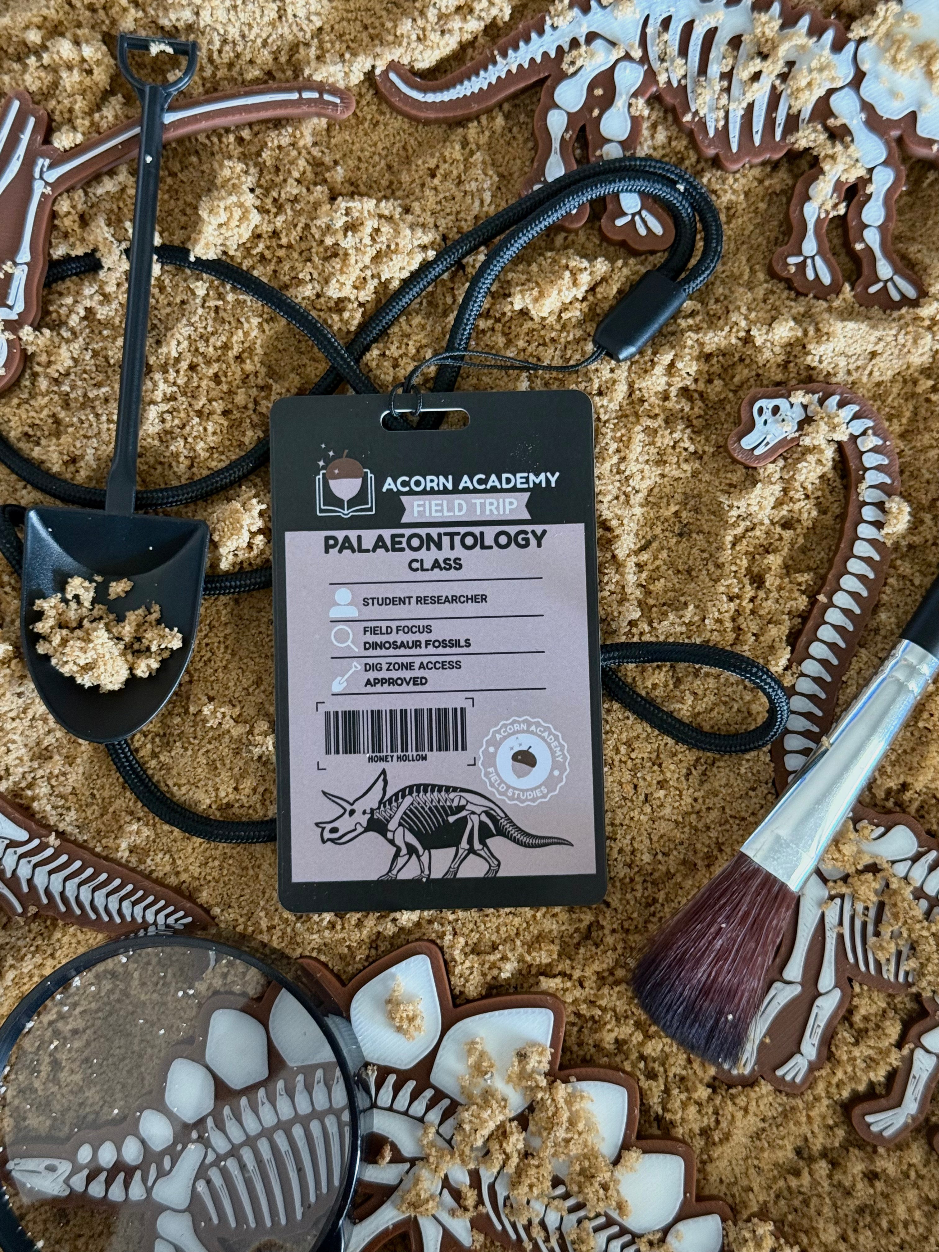 Palaeontology Field Trip Pass & Lanyard – Honey Hollow