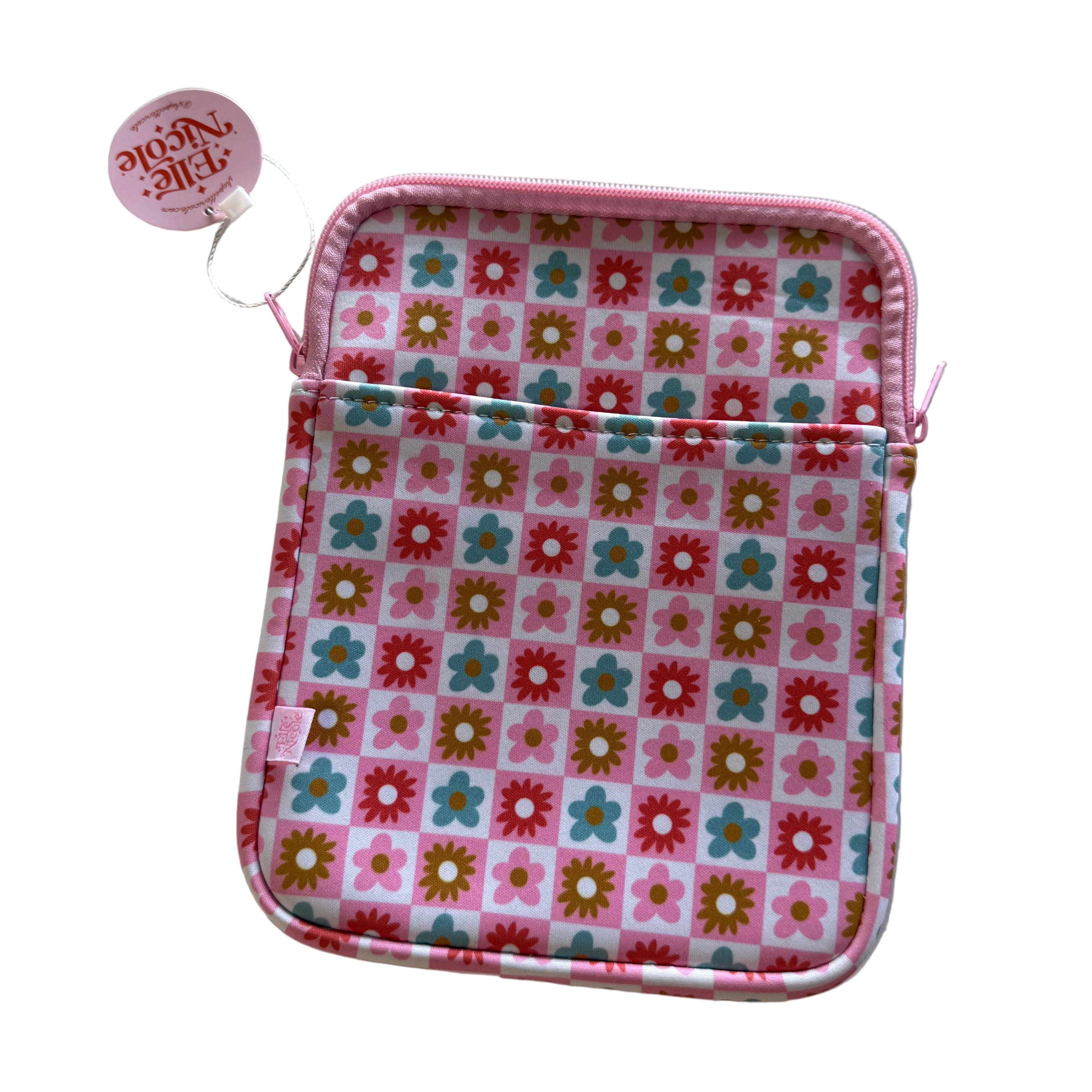 E-Reader/Tablet Sleeve | Checkered Floral