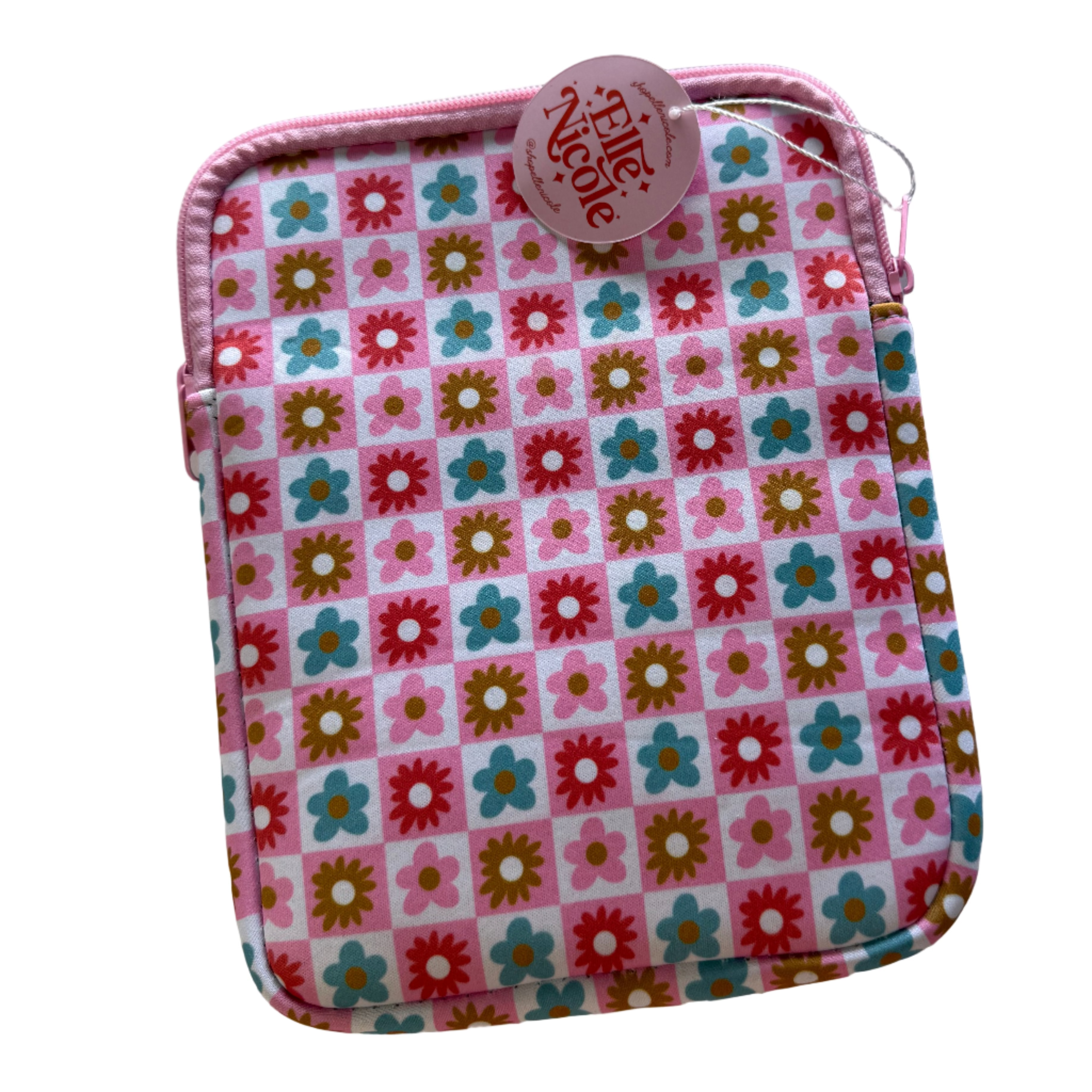 E-Reader/Tablet Sleeve | Checkered Floral