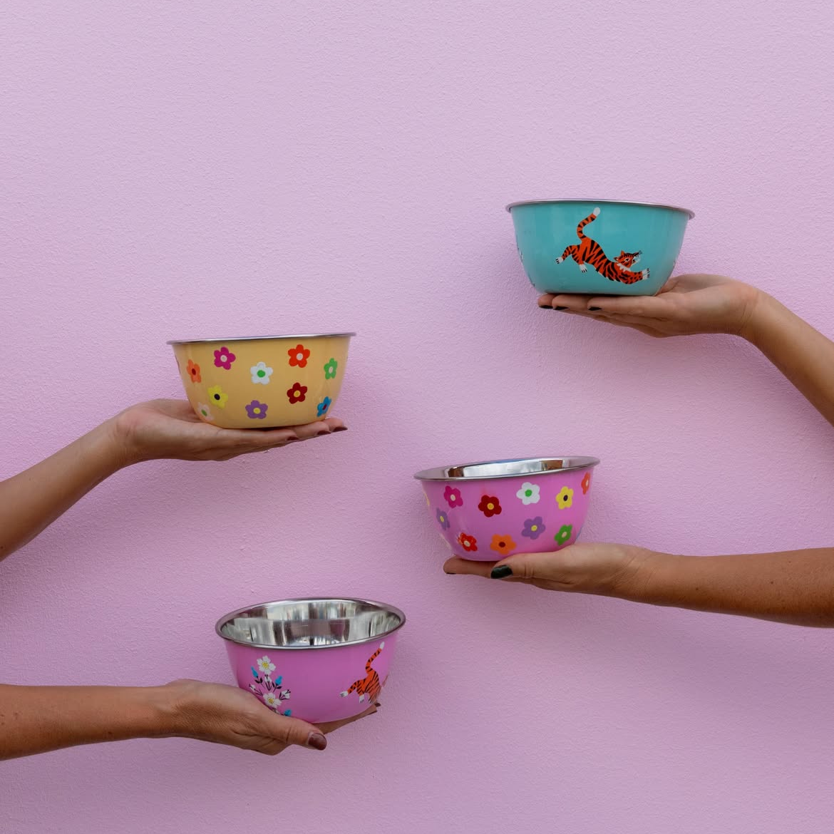 stainless steel breakfast bowls picnic folk