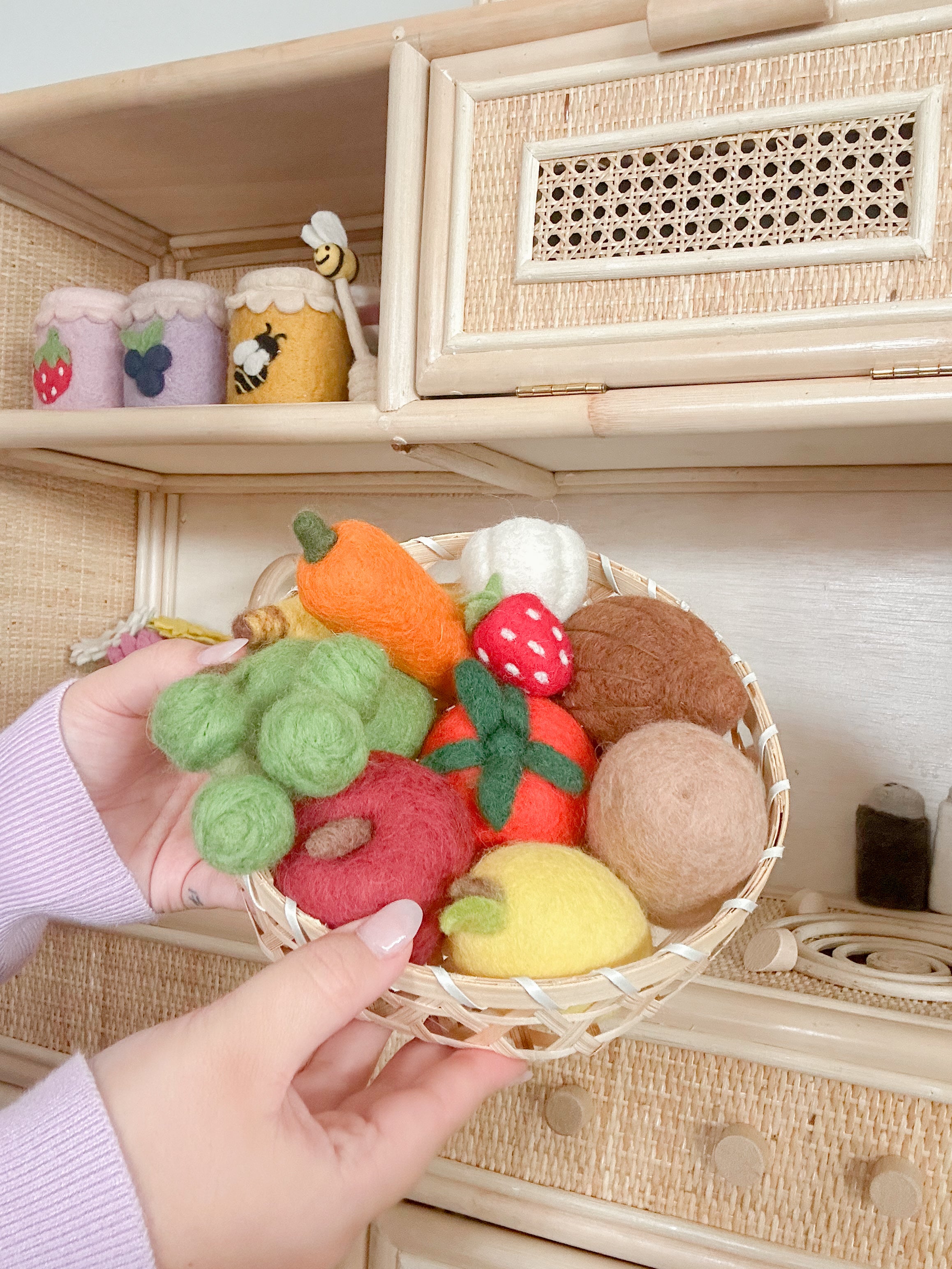 Farmers Market Felt Food Set - Playtisserie