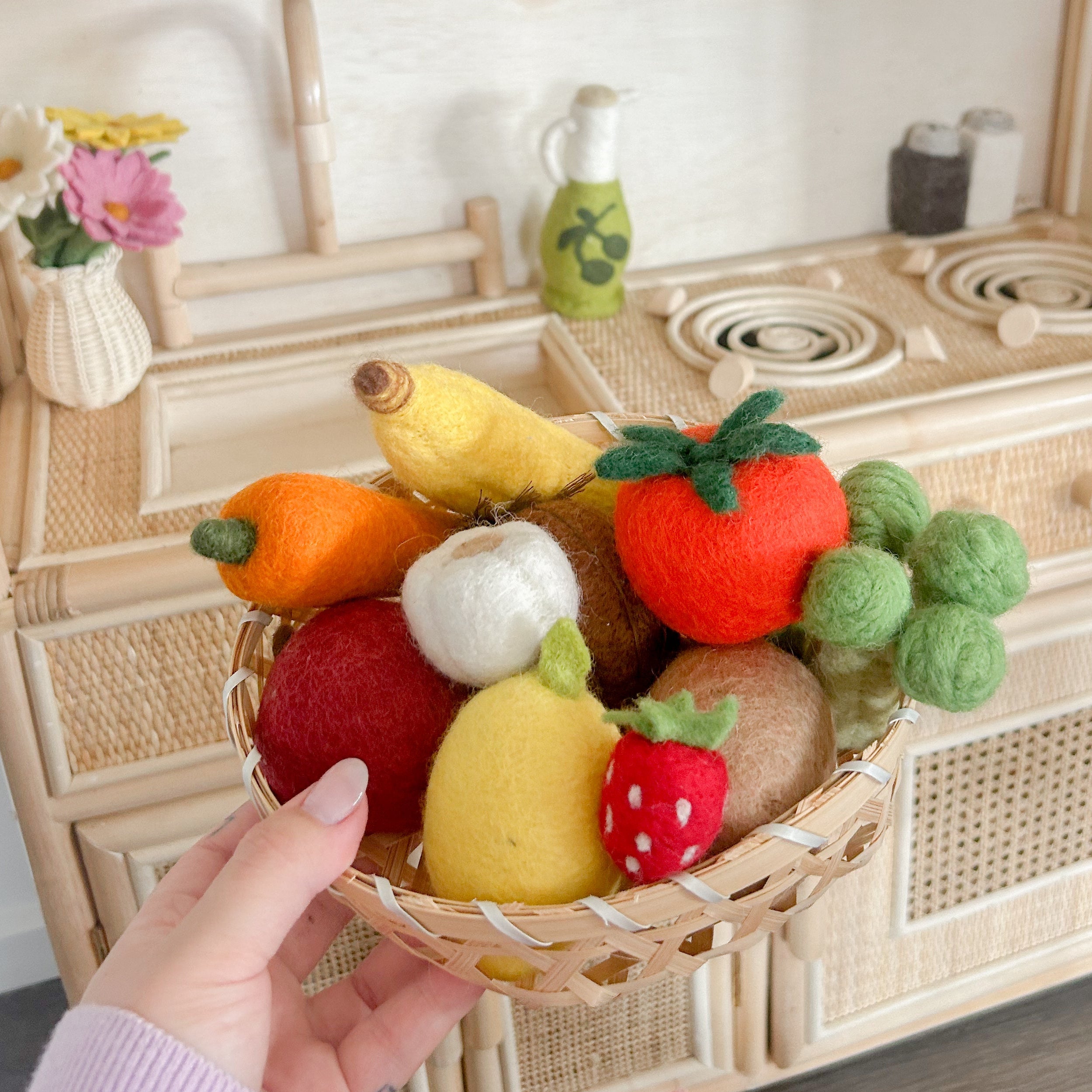 Farmers Market Felt Food Set - Playtisserie