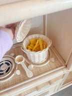 Rattan Pot & Ladle Set - Playtisserie