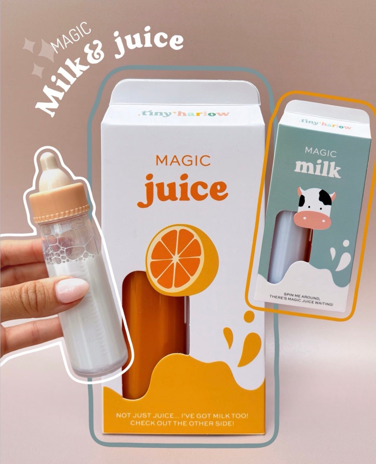 Tiny Tummies Magic Milk & Juice - Tiny Harlow