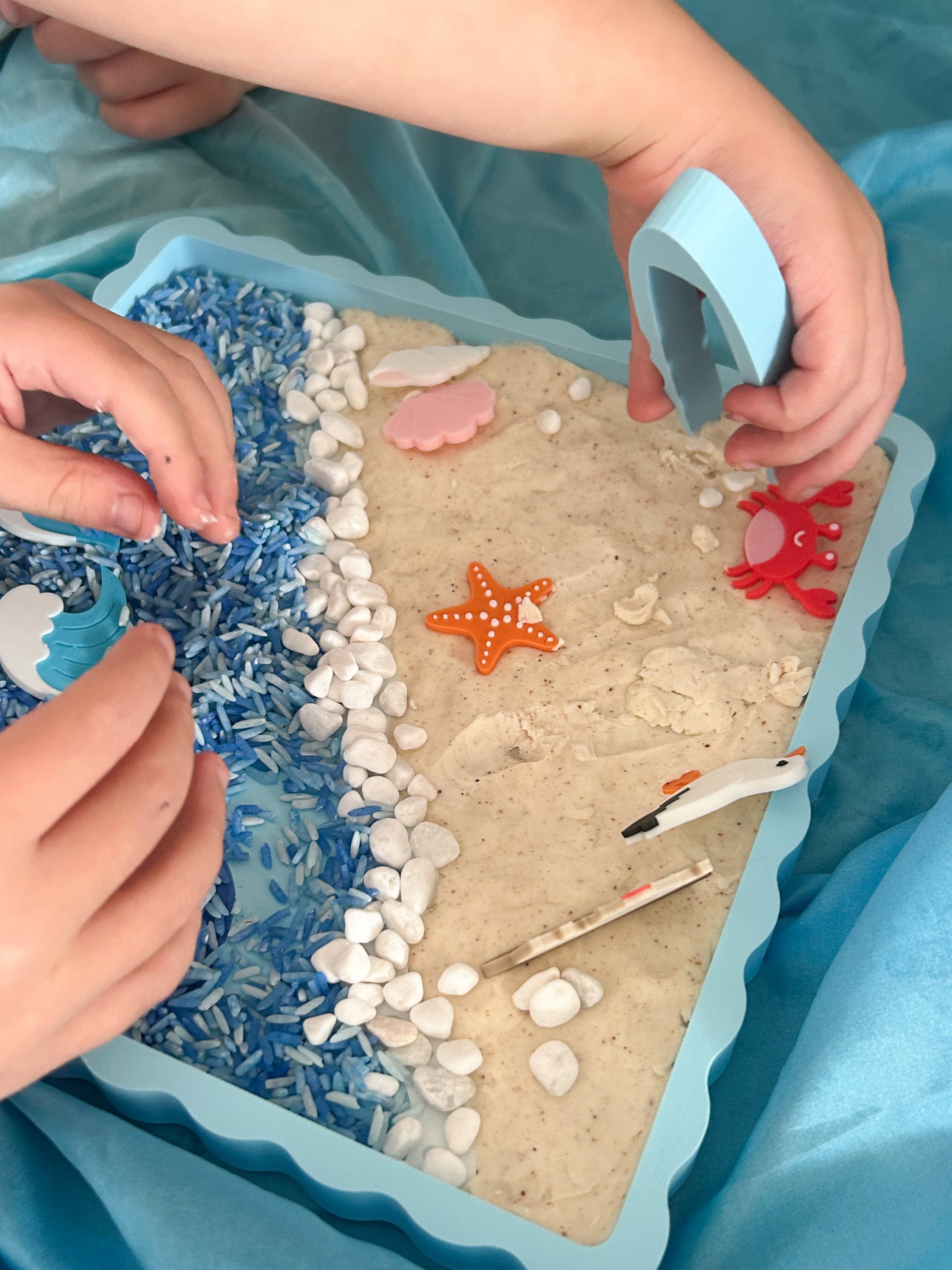 Seashell Shores Play Tray - Honey Hollow