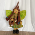 Elfie Toadstool Forest Fairy Doll - Himalayan Felt Co
