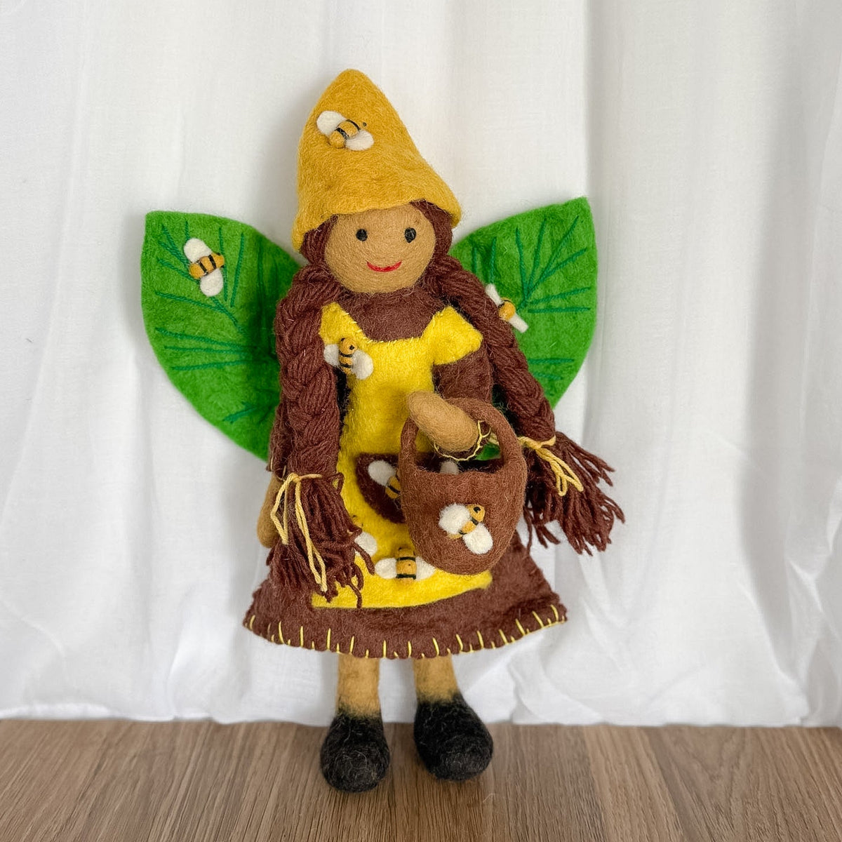 Honeybee Forest Fairy Doll – Himalayan Felt Co