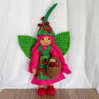 Ladybug Forest Fairy Doll - Himalayan Felt Co