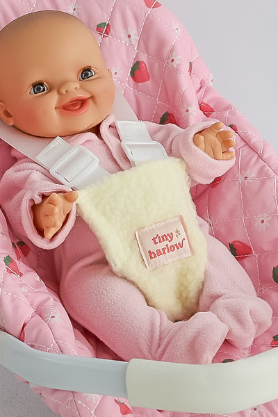 Strawberry Picnic Baby Dolls Car Seat Capsule - Tiny Harlow