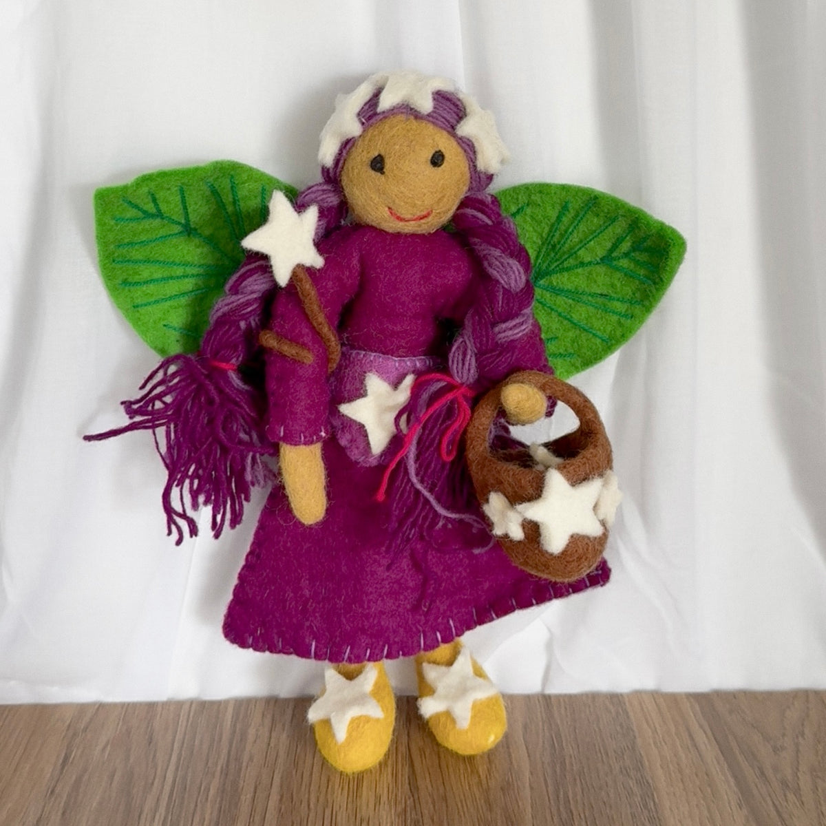 Galaxy Wishing Forest Fairy Doll - Himalayan Felt Co