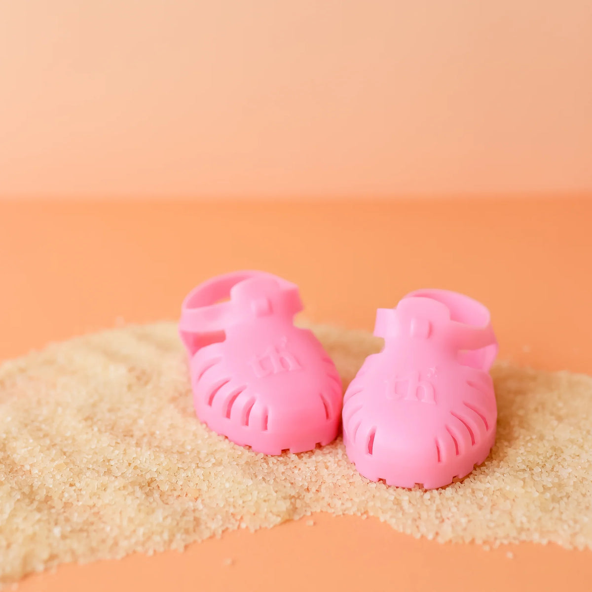 Pink Tiny Tootsies Dolls Jelly Sandals - Tiny Harlow