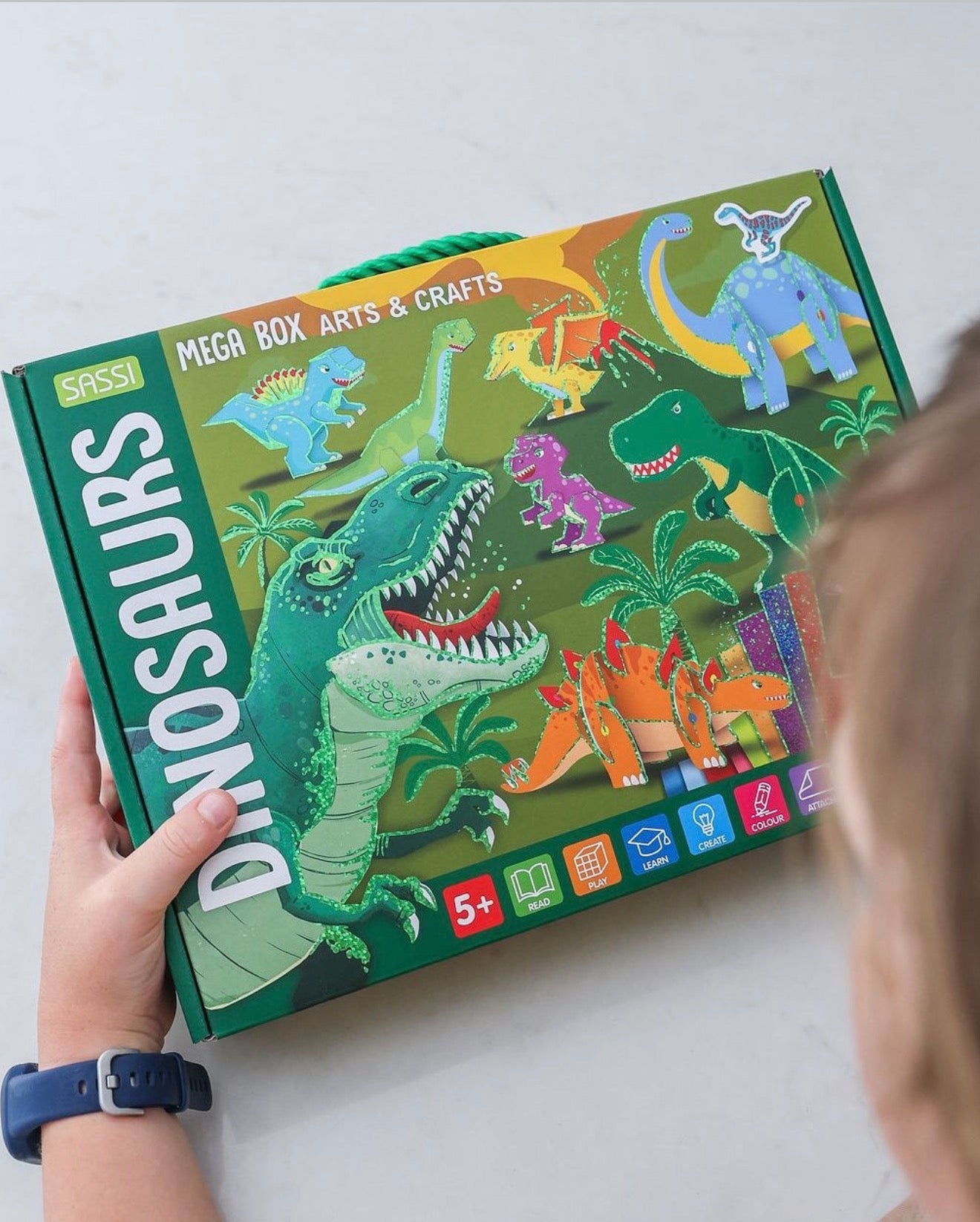 Dinosaurs Mega Sticker & Activity Kit - Sassi Arts & Crafts