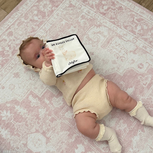 An Alpaca Called Alfie Crinkle Sensory Book - Little Lamb Kind