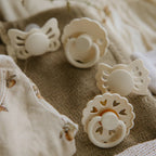 FRIGG | Baby's First Pacifier 4-Pack | Cream