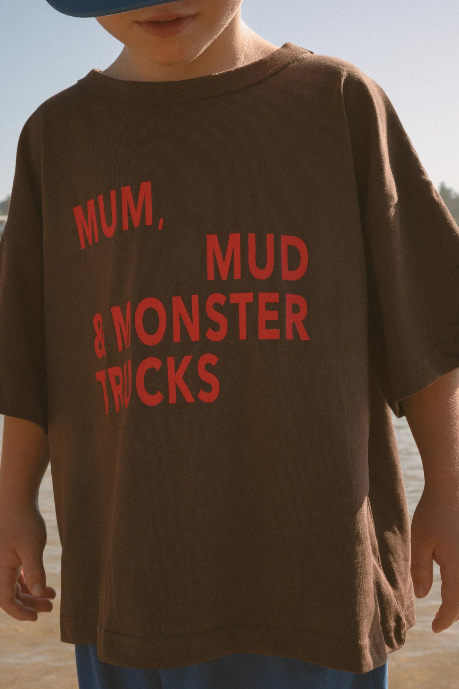 Brown Mum, Mud & Monster Trucks T-Shirt - BBOBBIE