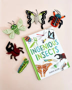 Ingenious Insects Felt Finger Puppet & Book Bundle - Tara Treasures