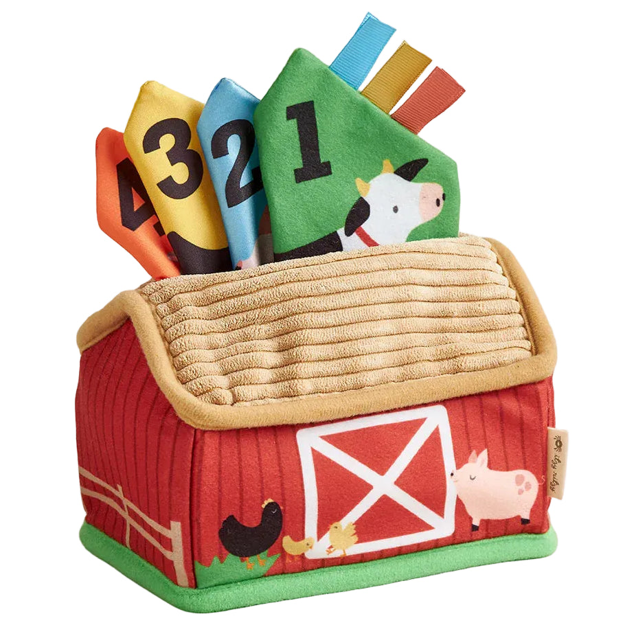 Farm Friends Sensory Scarves Pull-And-Take Toy - Itzy Ritzy