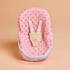 photoshoot of pink ducky Dolls Car Seat Capsule by tiny harlow without doll
