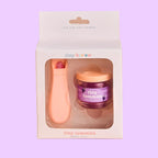 packaging of jar of tiny tummies pretend baby dolls food which is magic and disappearing, perfect gifting brand is tiny harlow and flavour is grape jelly