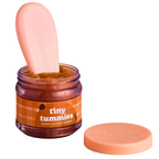 jar of tiny tummies pretend baby dolls food which is magic and disappearing, brand is tiny harlow and flavour is roast chicken dinner