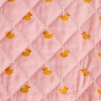 fabric of strawberry picnic Dolls Car Seat Capsule by tiny harlow